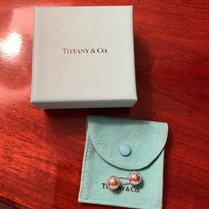Tiffany & Co Sterling silver ball earrings no back